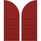 Ekena Millwork Americraft 6-Board (3 Batten) Wood Joined Board-n-Batten Shutters w/ Arch Top, ARW401BQ621X77BRH, PR ARW401BQ621X77BRH - alternate 1